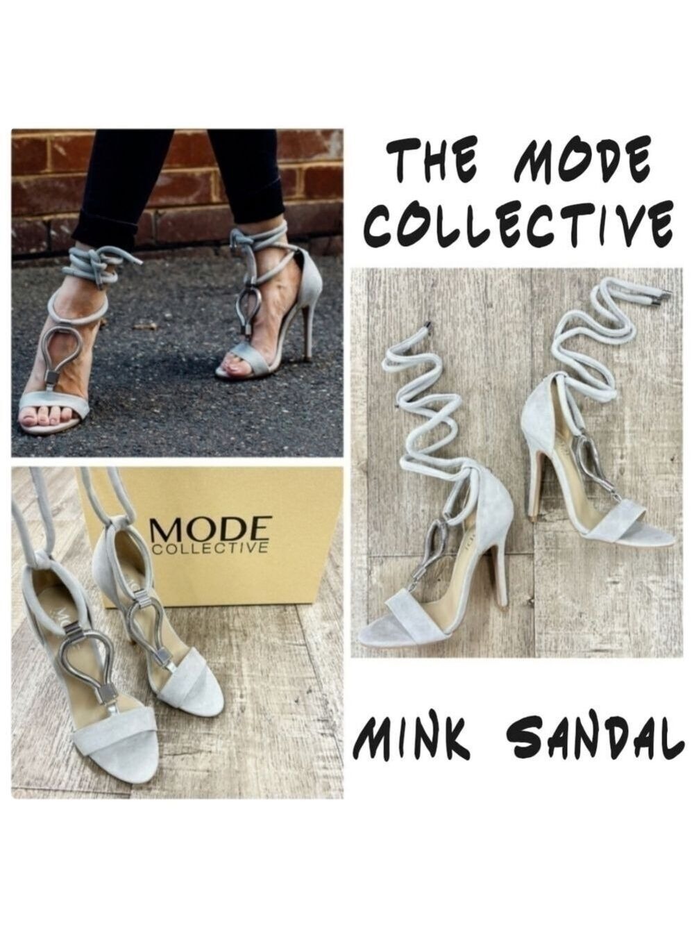 The Mode Collective Mink sandal